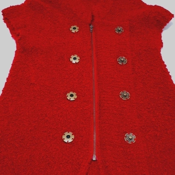 Free People Lambswool Red Sweater - Picture 5 of 7